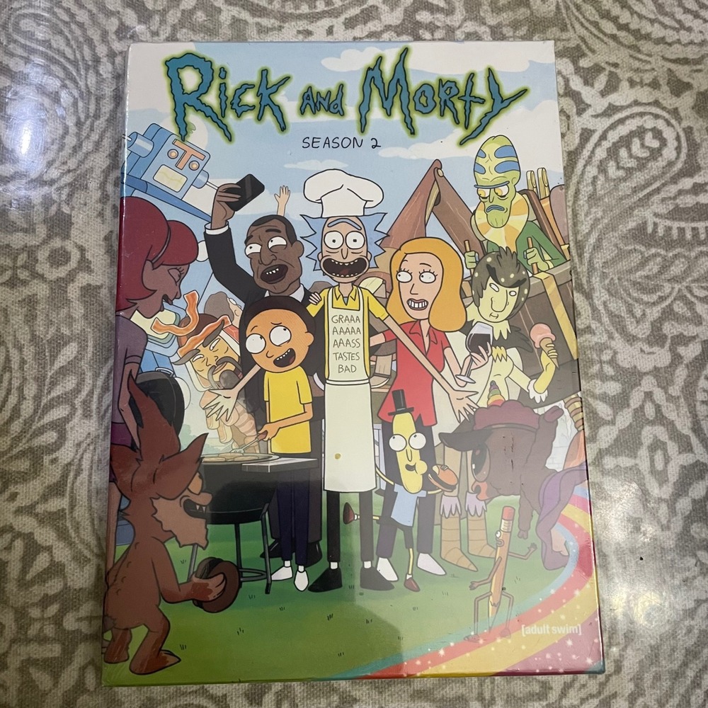 Rick and Morty Season 2 DVD Adult Swim 10 Episodes Animated Series New Sealed